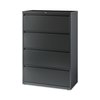 Hirsh Industries 36 in W 4 Drawer File Cabinets, Charcoal, Legal; Letter; A4 16067